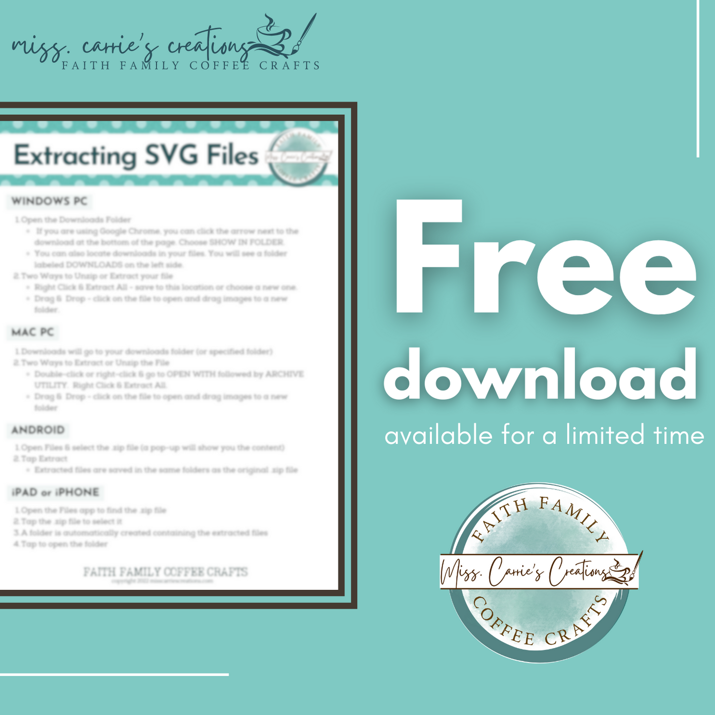 Extracting SVGs Guide