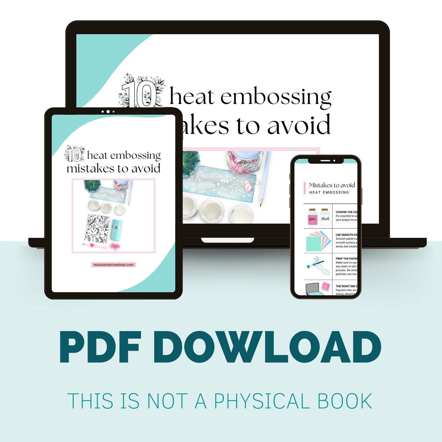 10 Heat Embossing Mistakes to Avoid